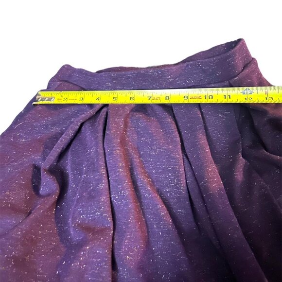 Lularoe Purple pleated glitter circle skirt - size small - Picture 3 of 3